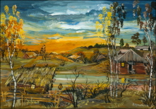 Sunset. Old Village. 2008 