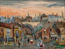 Street in Delft City (Old Dutch). 2008 