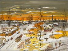 Winter Sunset. 2007 