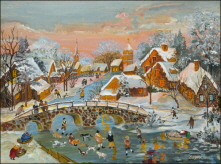 Evening on a Frozen River. 2008 